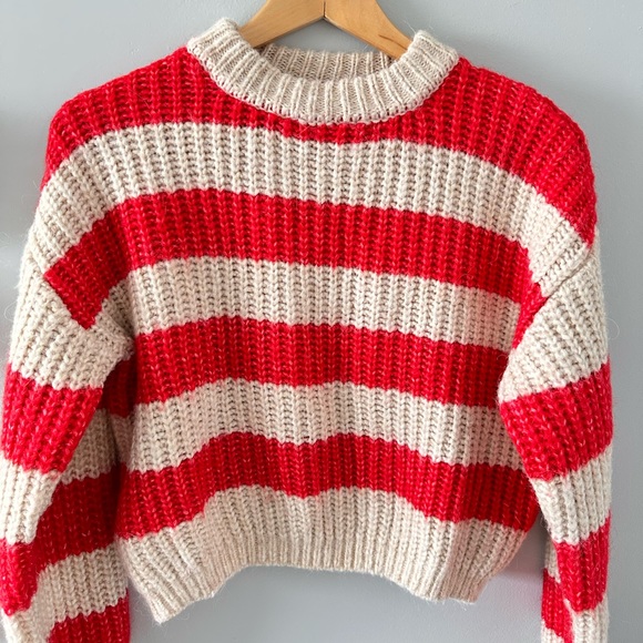 ❌SOLD❌ZARA | Striped soft sweater - Picture 3 of 8